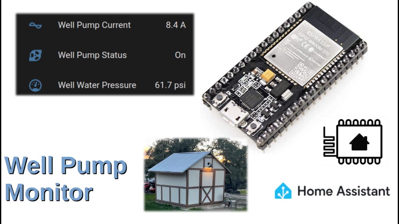 ESP32 Home Assistant Well Pump Monitor