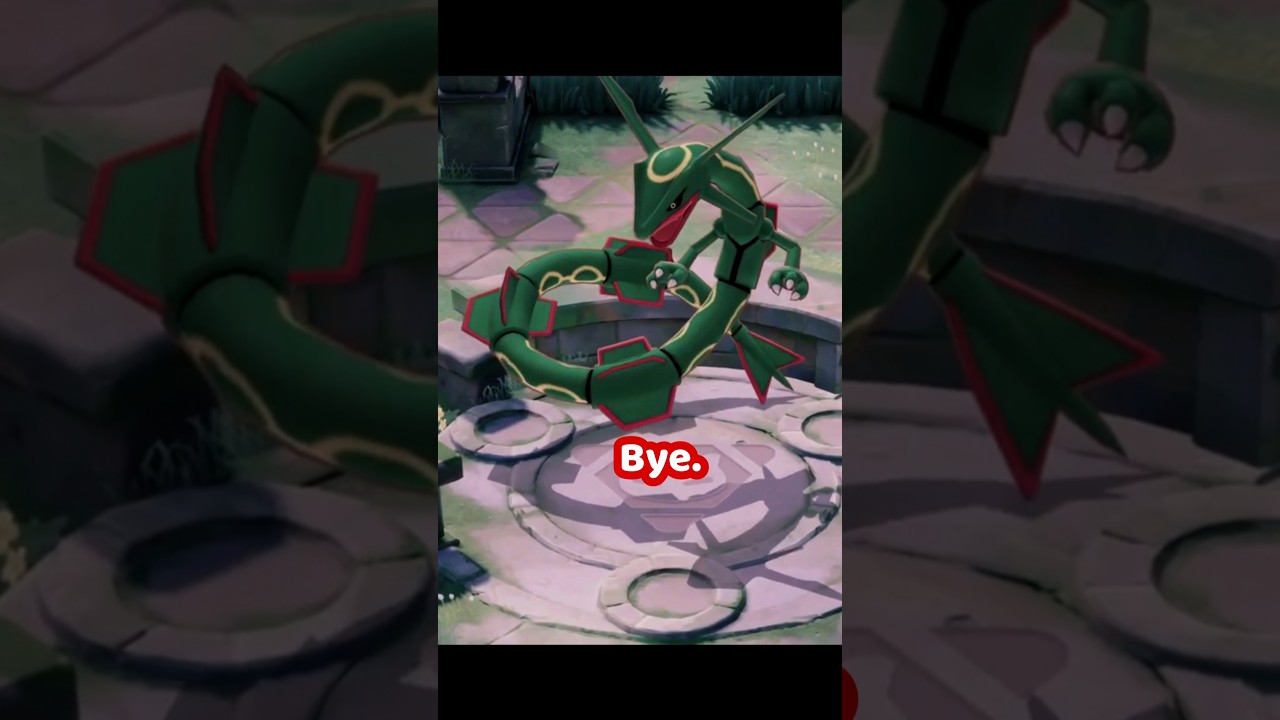 Bye Bye Rayquaza 😭 Pok&eacute;mon Unite