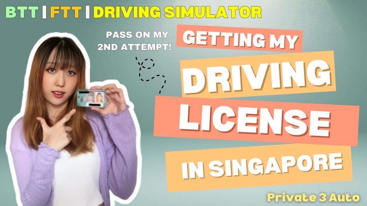 Got my driving license in Singapore! Private 3A BBDC | BTT | FTT | Simulator | PASS 2nd attempt!