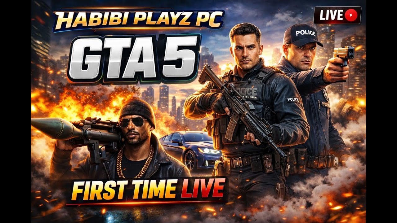 GTA 5 LIVE 🔥 First Time Ever! | Habibi Playz PC