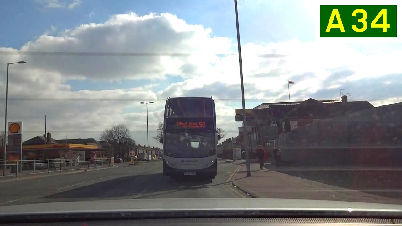 A34 Kingsway, South Manchester (Part 2) - Northbound Rear View