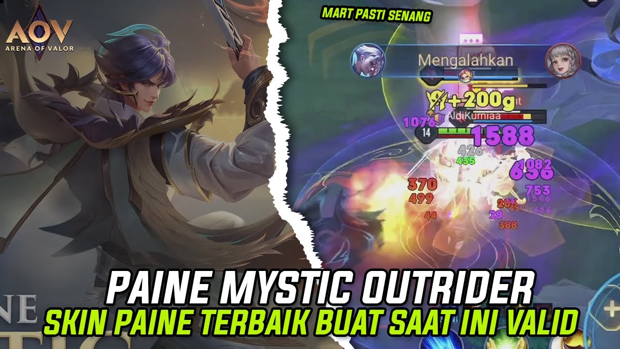 PAINE MYSTIC OUTRIDER SKIN - ULTIMATENYA KAYA GAKELIATAN GINI BAHAYA AMAT SKINNYA