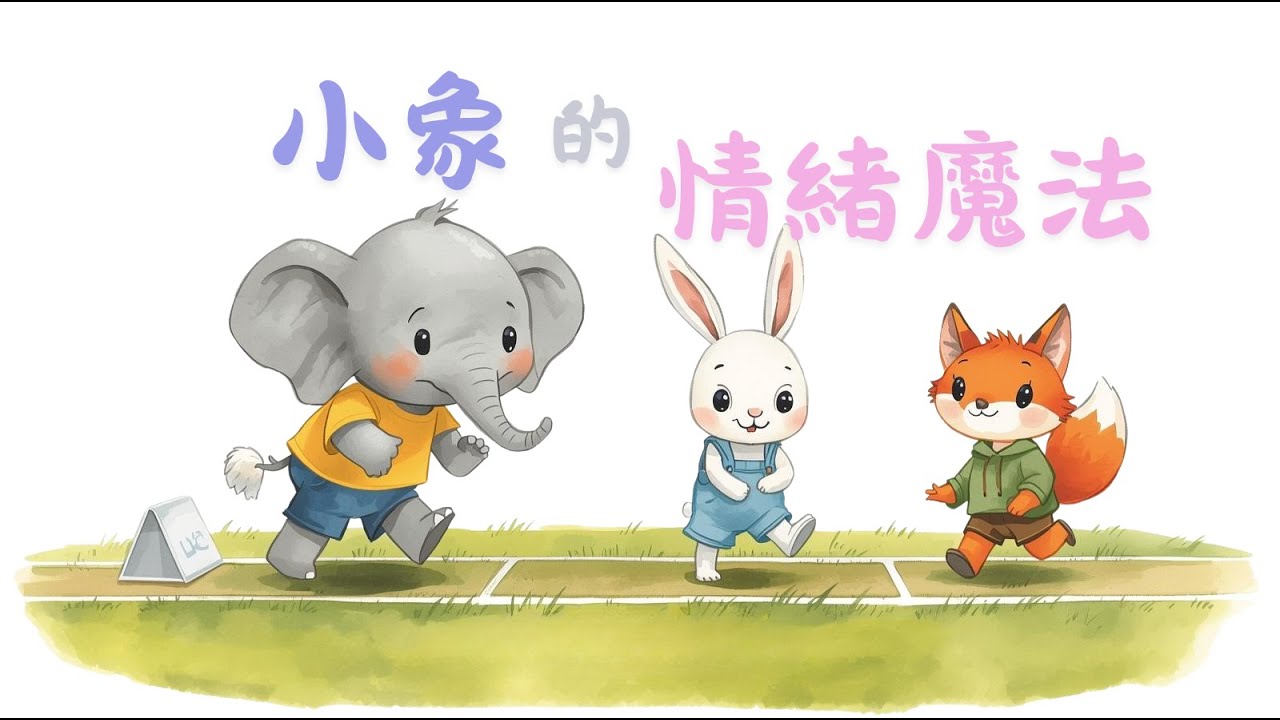 🌙 《小象的情緒魔法》| 中文床邊故事 | 幼兒情緒教育 🐘