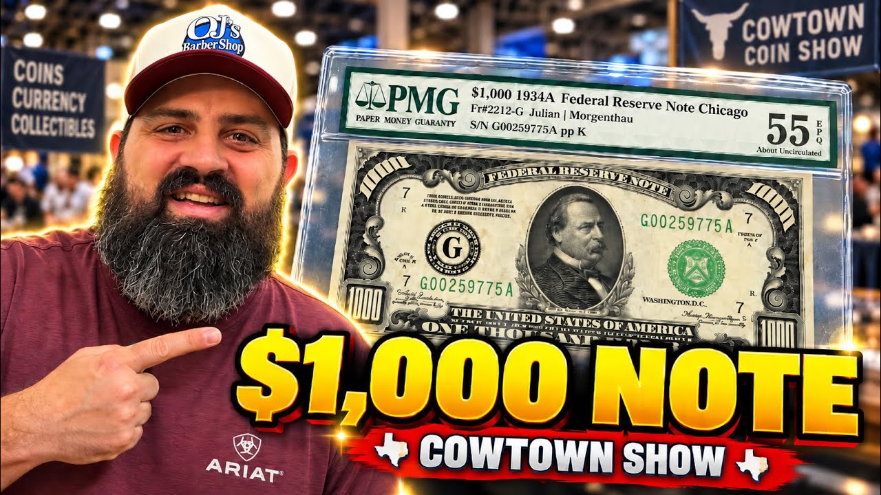 Я купил банкноту в $1000 на выставке монет!!