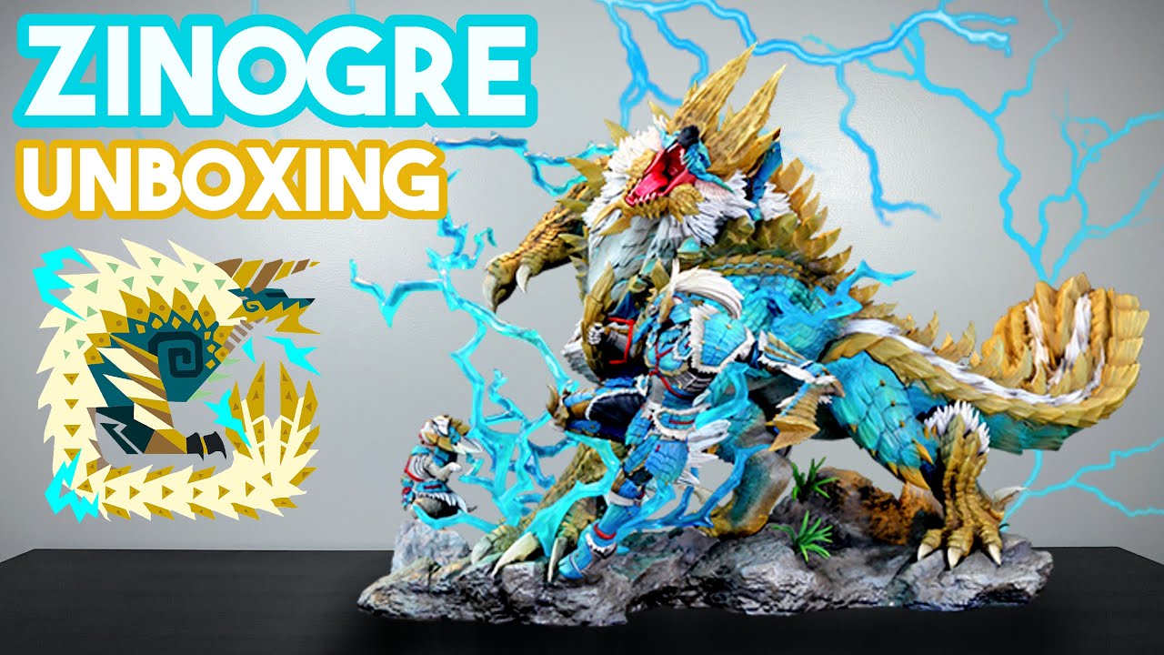 UNBOXING! The ULTIMATE ⚡️ Monster Hunter Statue of Zinogre by Kinetiquettes