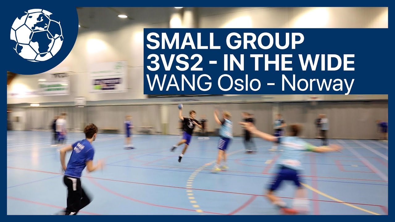Small Group Exercise - 3vs2 - Handballtraining WANG Norway Skarpsno | Handball inspires Training