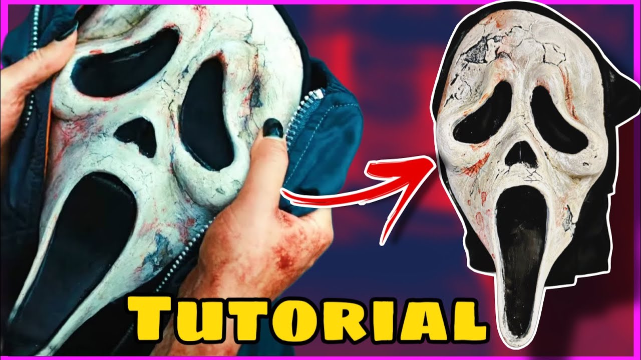 How to ReShape and Rehaul a Scream 6 Aged Mask!!