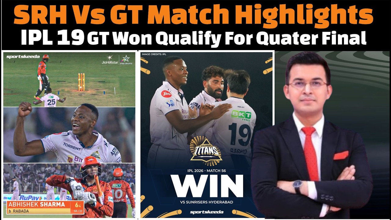 Gujarat Titans vs Sunrisers Hyderabad complete match highlights IPL 2026 today.