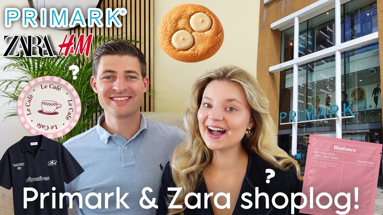 PRIMARK & ZARA SHOP HAUL AUGUST 2026 - COME SHOPPING WITH US FOR THE DAY! | Joyce Rikken