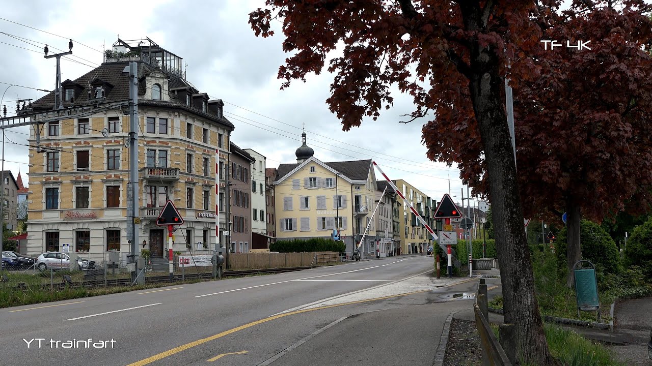 Railroad Crossing -  Rohrschach (CH) - Bahnübergang Hauptstrasse , Passage à niveau