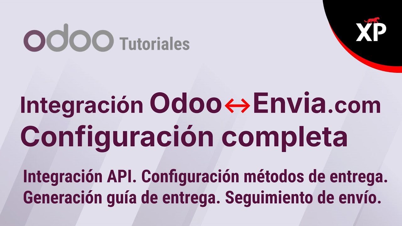 Integraci&oacute;n Odoo 19 - Envia. Configuraci&oacute;n avanzada completa de m&uacute;ltiples transportistas.