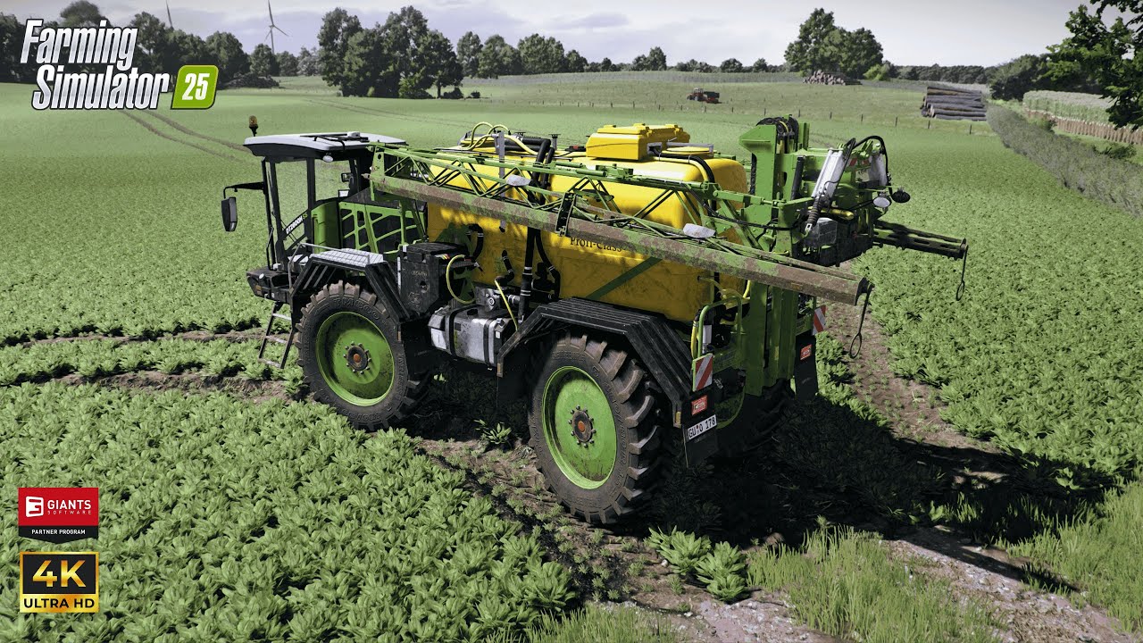 FS25 Realistic Graphics | Dammann Herbicid spraying | ReShade close to realism | 