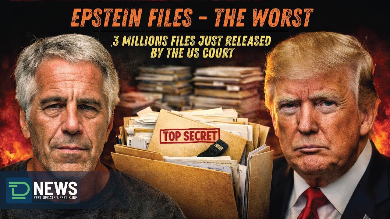 Epstein Files-the worst and 3 Millions files just released by the US Court | #deaftalksnews #islnews