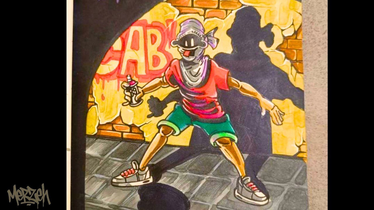 Subway Terror Remix – Graffiti Session by MERZEH