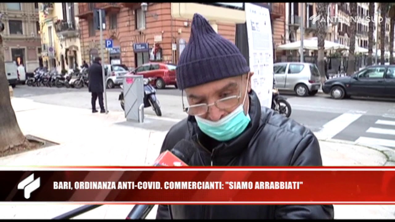 11 Dicembre 2020 - Bari, ordinanza anti-covid. Commercianti: 