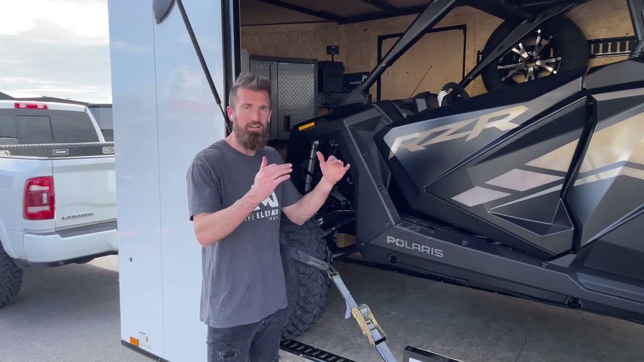 Тестовый вариант Polaris RZR PRO R, размер 7,5x16 футов, элемент SE, с аварийным люком
