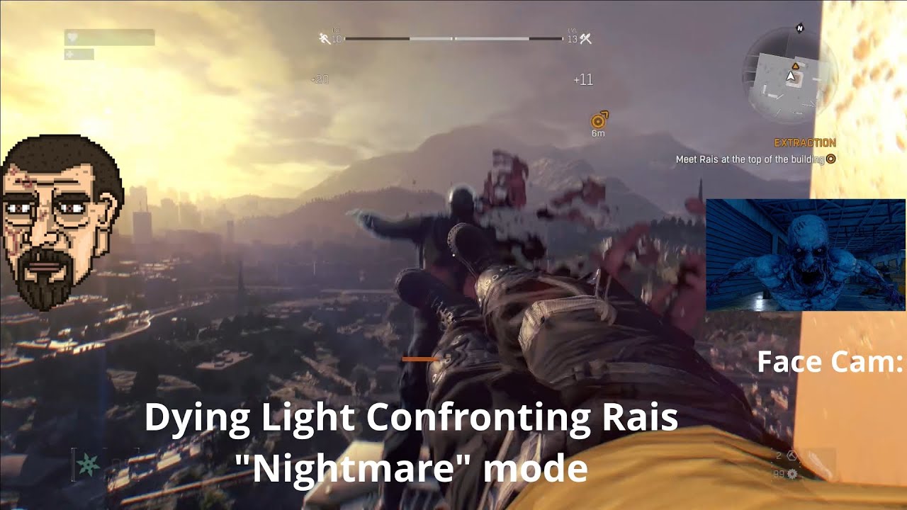 Dying Light Confront Rais at the Top of his Tower 