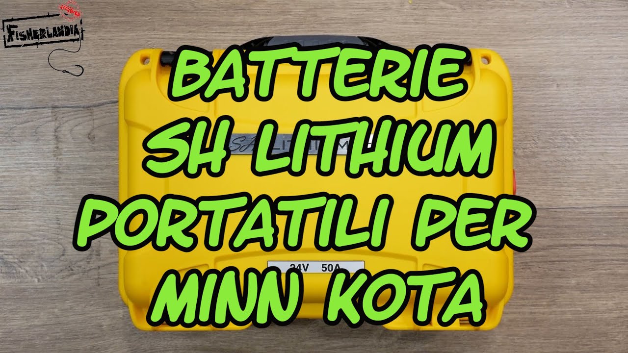 BATTERIE AL LITIO SH LITHIUM - LA PORTATILE PER MOTORI MINNKOTA