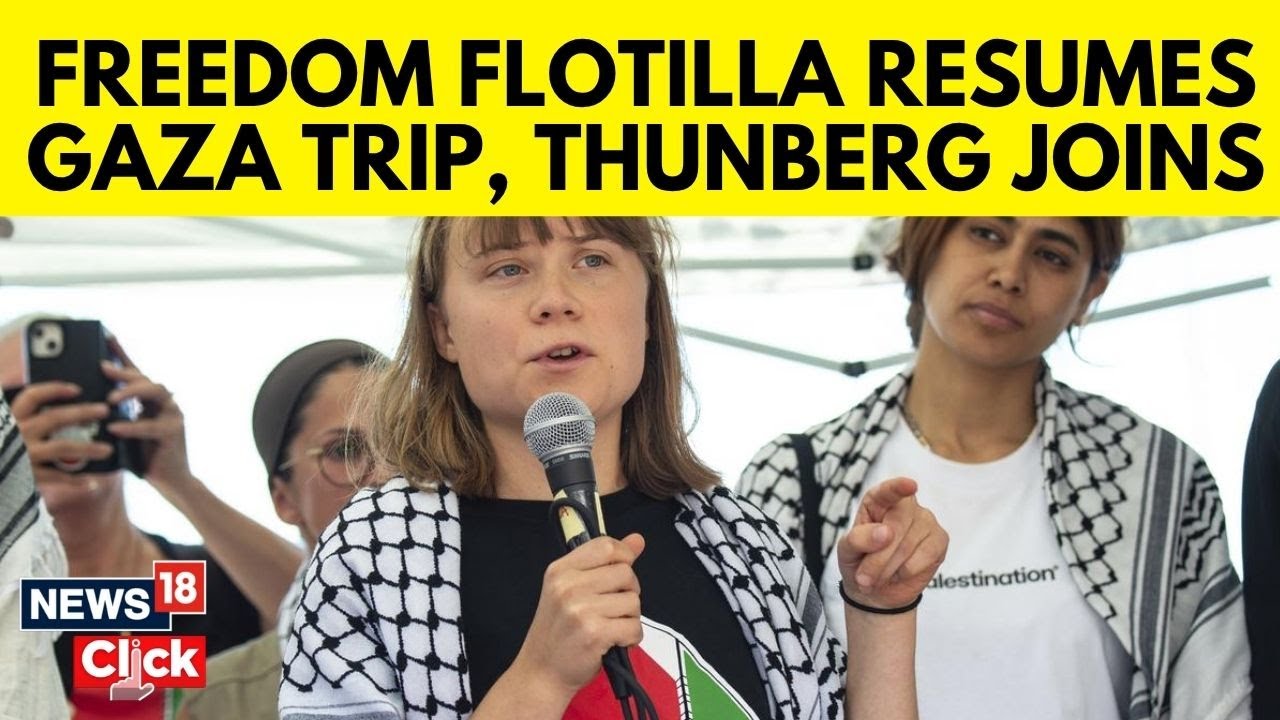 Greta Thunberg And Other Activists Join 'Freedom Flotilla' Trying To Take Aid From Italy To Gaza