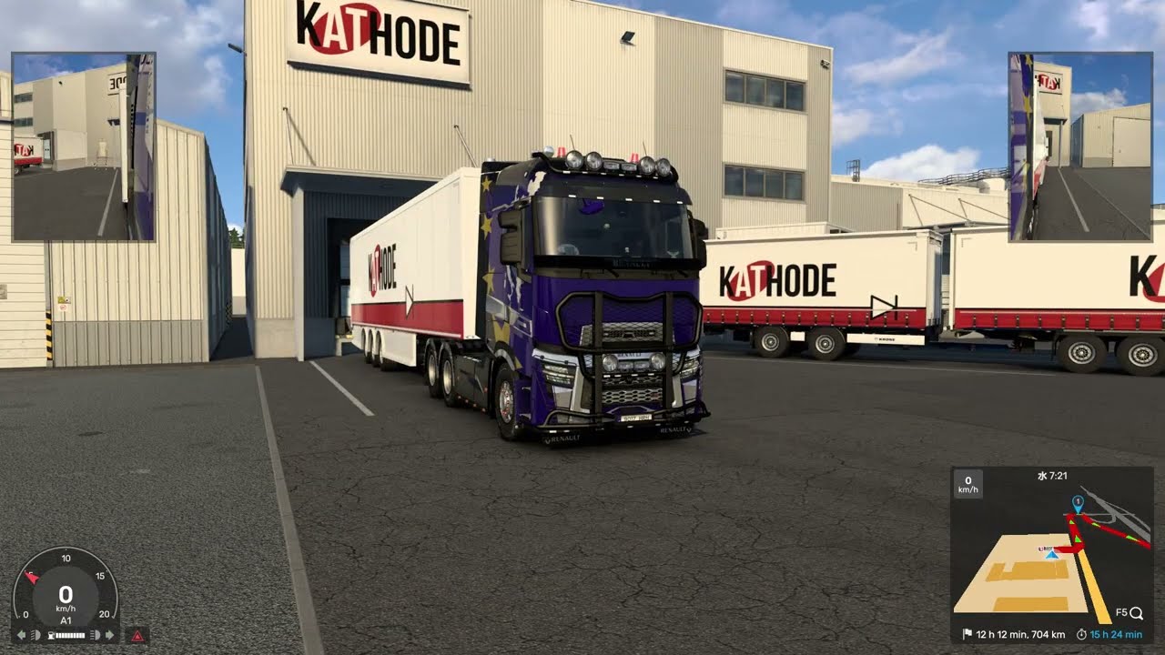Euro Truck Simulator 2　オウル～モー・イ・ラーナ 723kkm