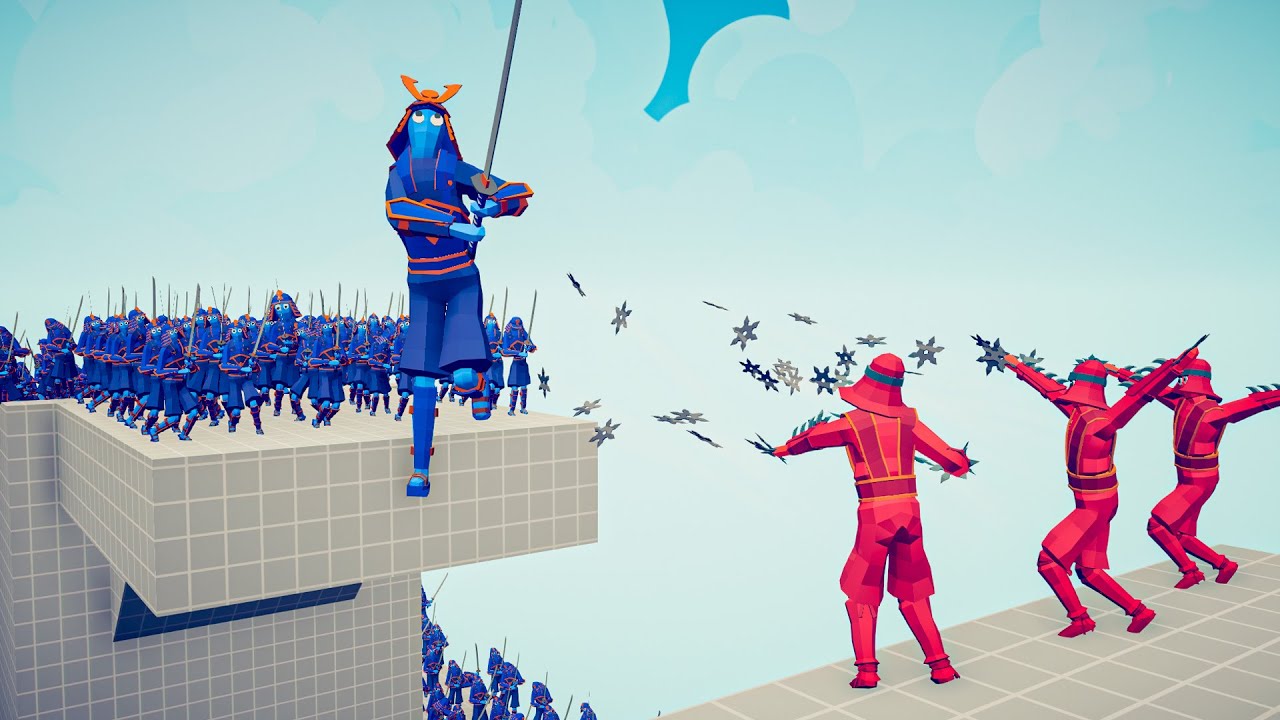 3x SENSEI GOD vs 100x UNIT - Totally Accurate Battle Simulator TABS