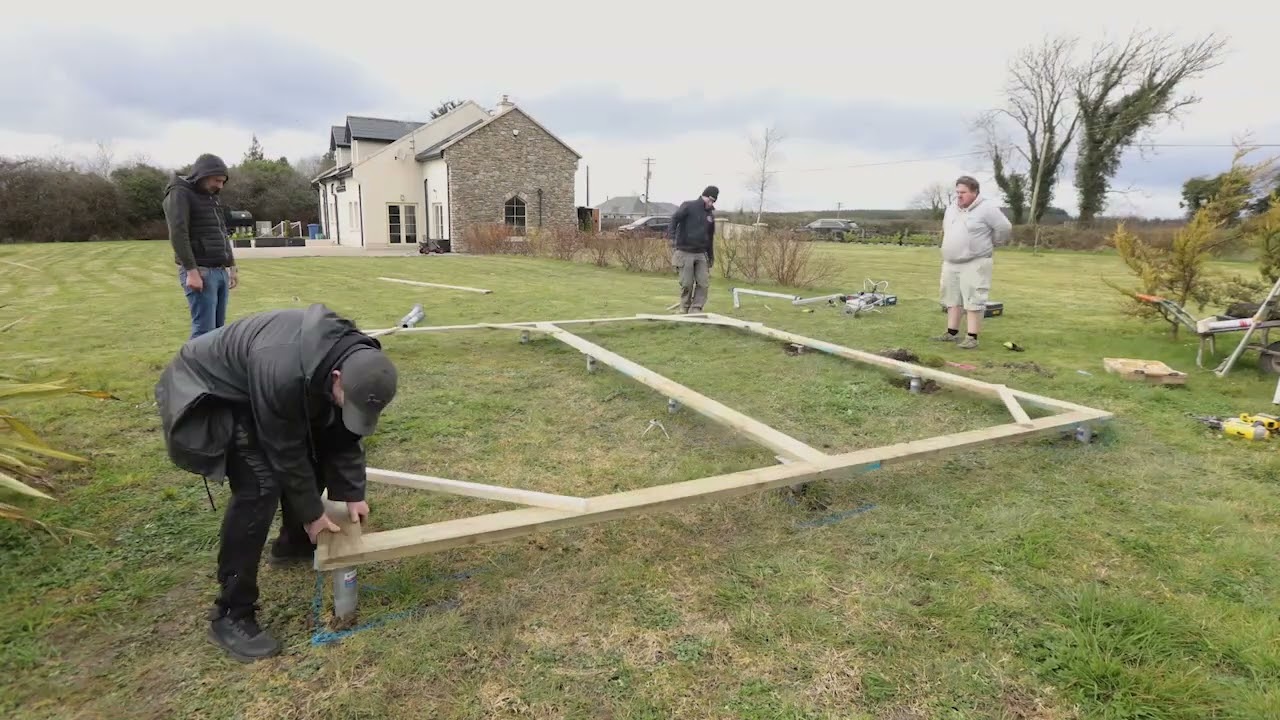 Creating the Perfect Foundation for a Garden Office with Krinner Ground Screws