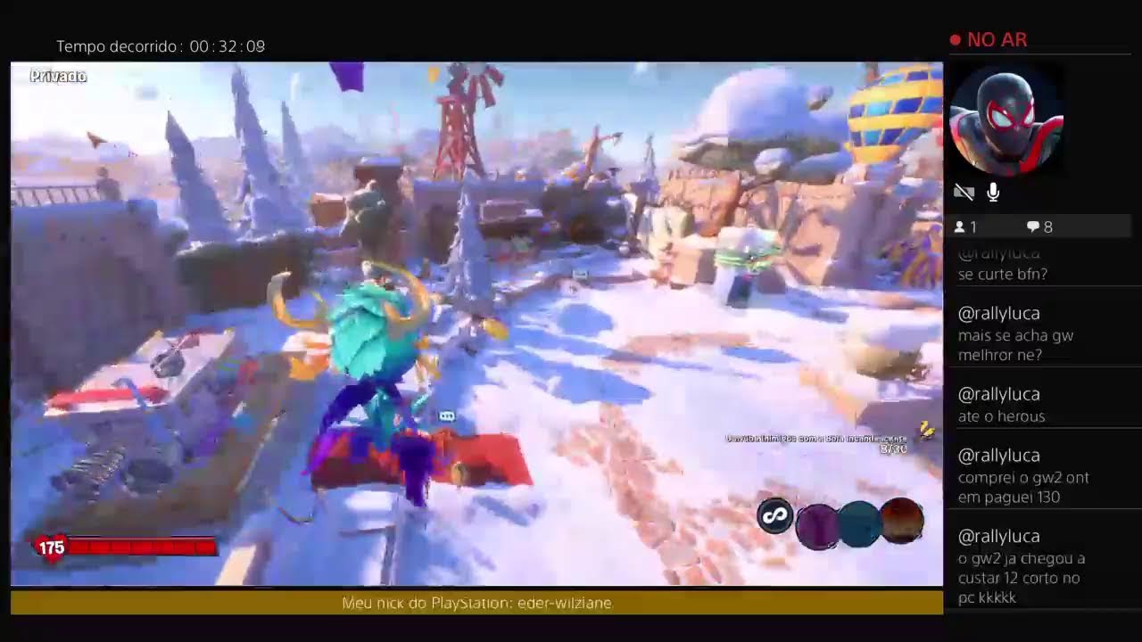 Jogando pvz bfn