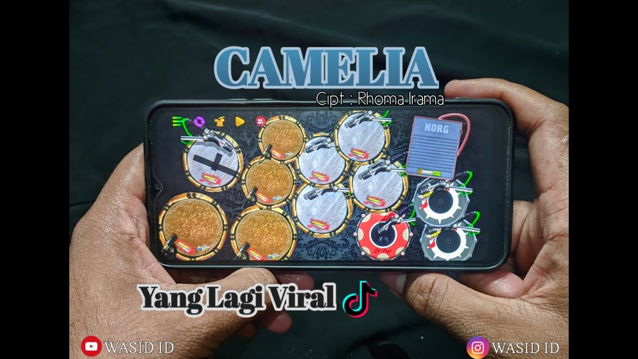 YANG LAGI VIRAL CAMELIA || COVER REAL DRUM KENDANG RAMPAK JAIPONG