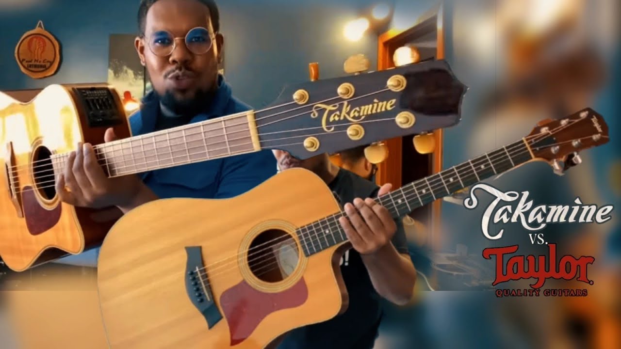 VIOLÃO TAYLOR 210ce vs TAKAMINE P4dc - Qual é o melhor som?