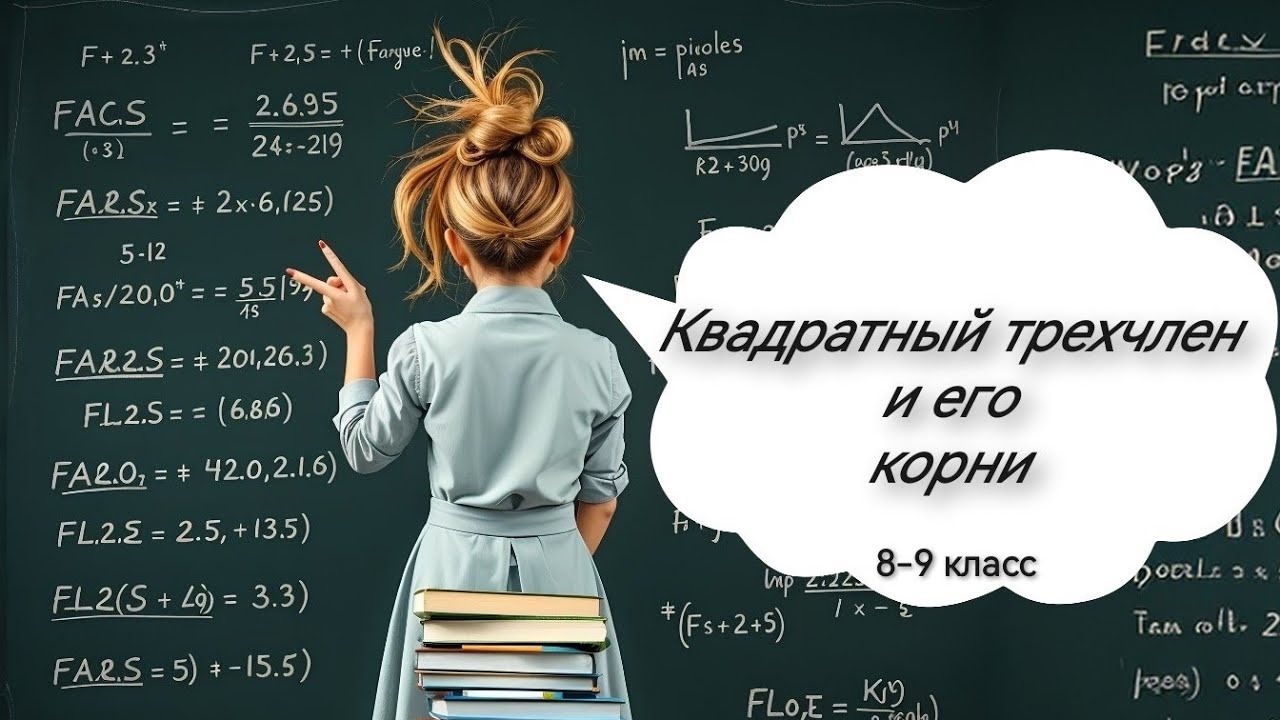 Квадратный трехчлен и его корни. Алгебра, 8-9 класс