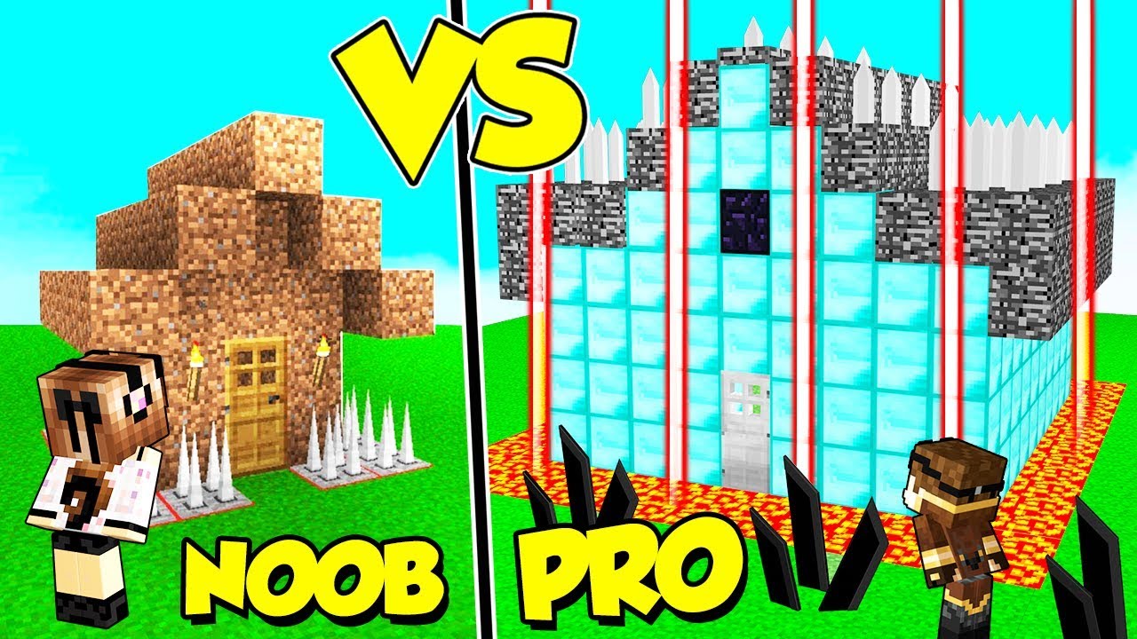 CASA PRIGIONE NOOB contro PRIGIONE PRO su MINECRAFT!