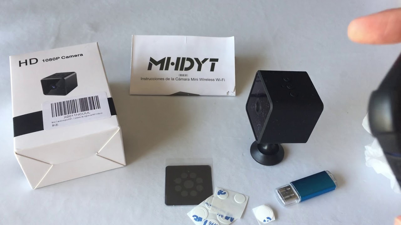 Unboxing MI&bull;IDYT Mini Camara Espia Oculta Bluetooth V&iacute;deo Vigilancia HD 1080P Review en Espa&ntilde;ol