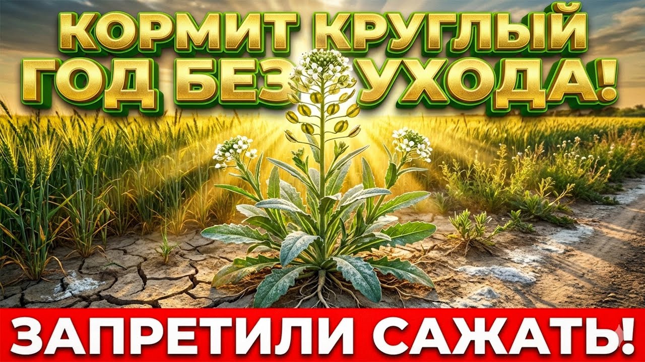 Трава, которая кормит круглый год без ухода: почему её запретили сажать?