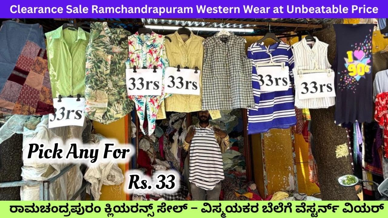 Western Wear At Lowest Price Ramchandrapuram Bangalore Clearance Sale Pick Any For Rs. 33