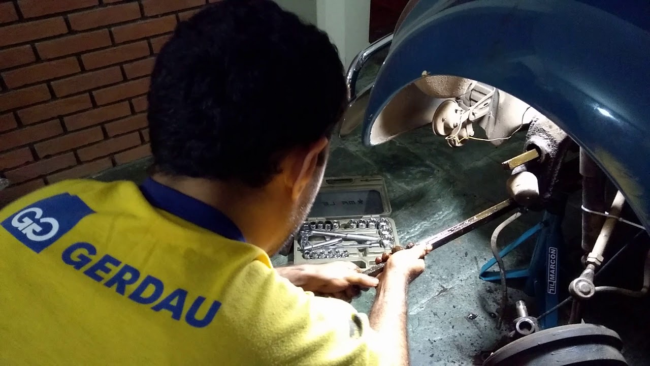 Como colocar feixe de molas no fusca sem complica&ccedil;&atilde;o.