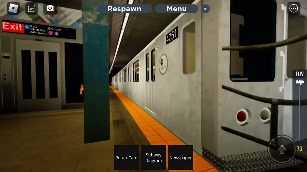 PTA Subway - Cadland Bound PLT-4 B Local Train at Herald Square