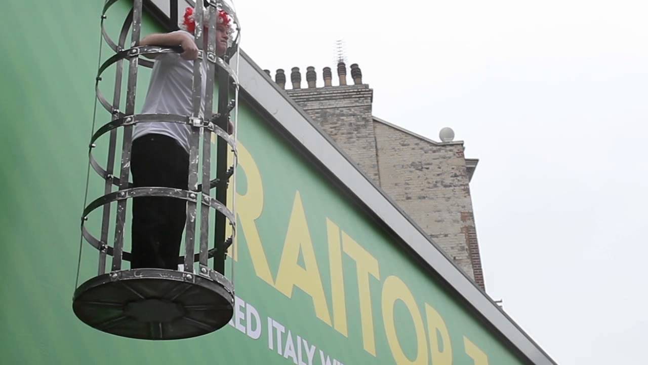 Paddy Power Traitor Tony World Cup billboard experiential