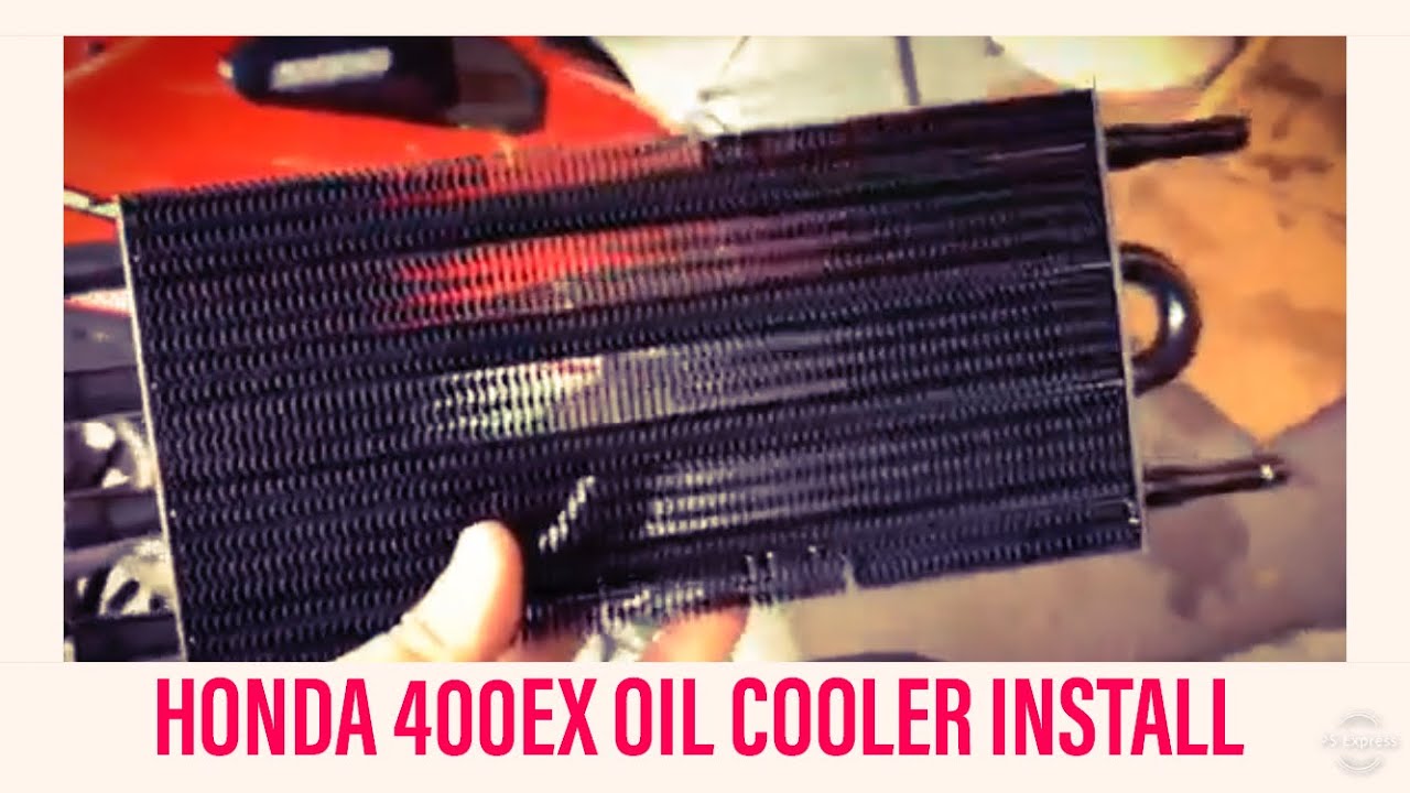 Honda 400EX TRX400X Auxiliary Oil Cooler Install, Keep Your Honda Quad Cool