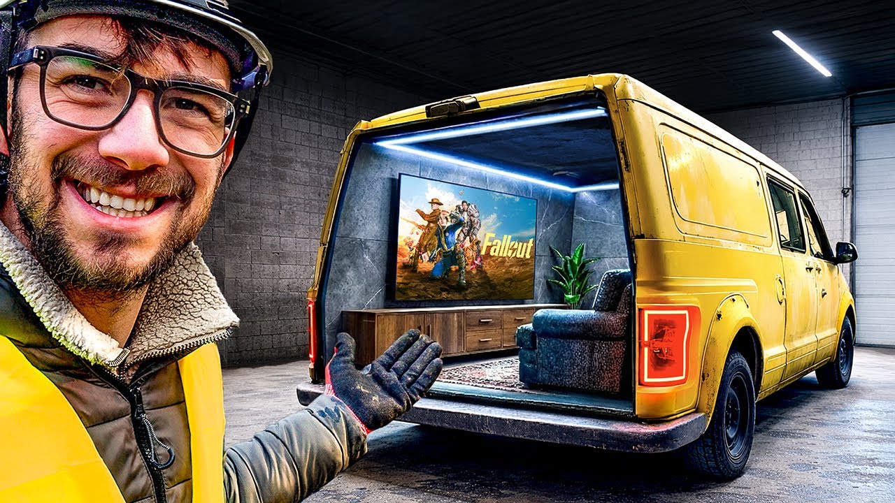 @MolteniMichele COSTRUISCE UN CINEMA IN UN FURGONE | Prime Video