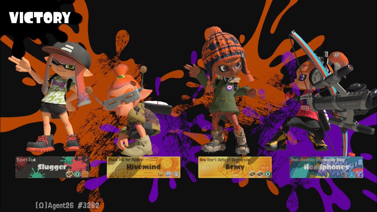 Splatoon 3: Splat Zones series gameplay (X Battle)