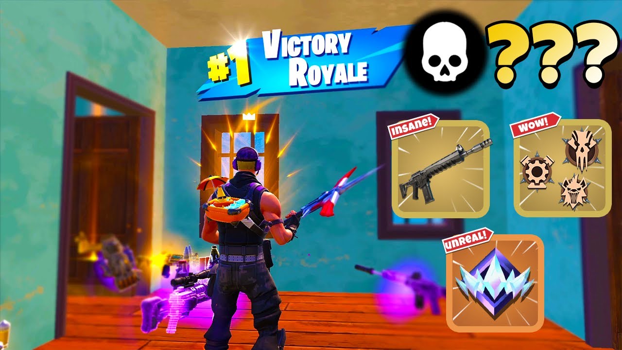High Elimination Unreal Ranked Solo Zero Build Win Gameplay (Fortnite Chapter 5 Season 3)