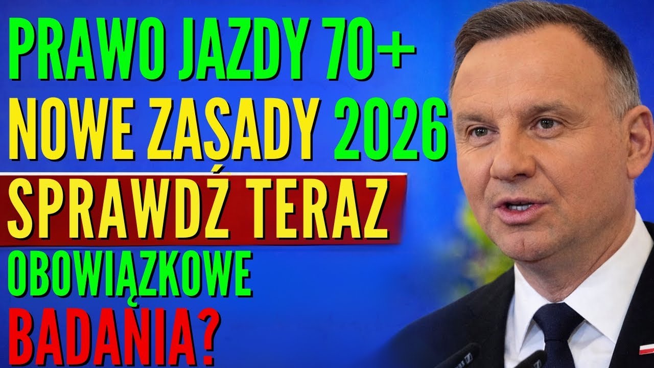Prawo jazdy seniorów 70+ od 2026 – co się ZMIENIA, a co jest MITEM?