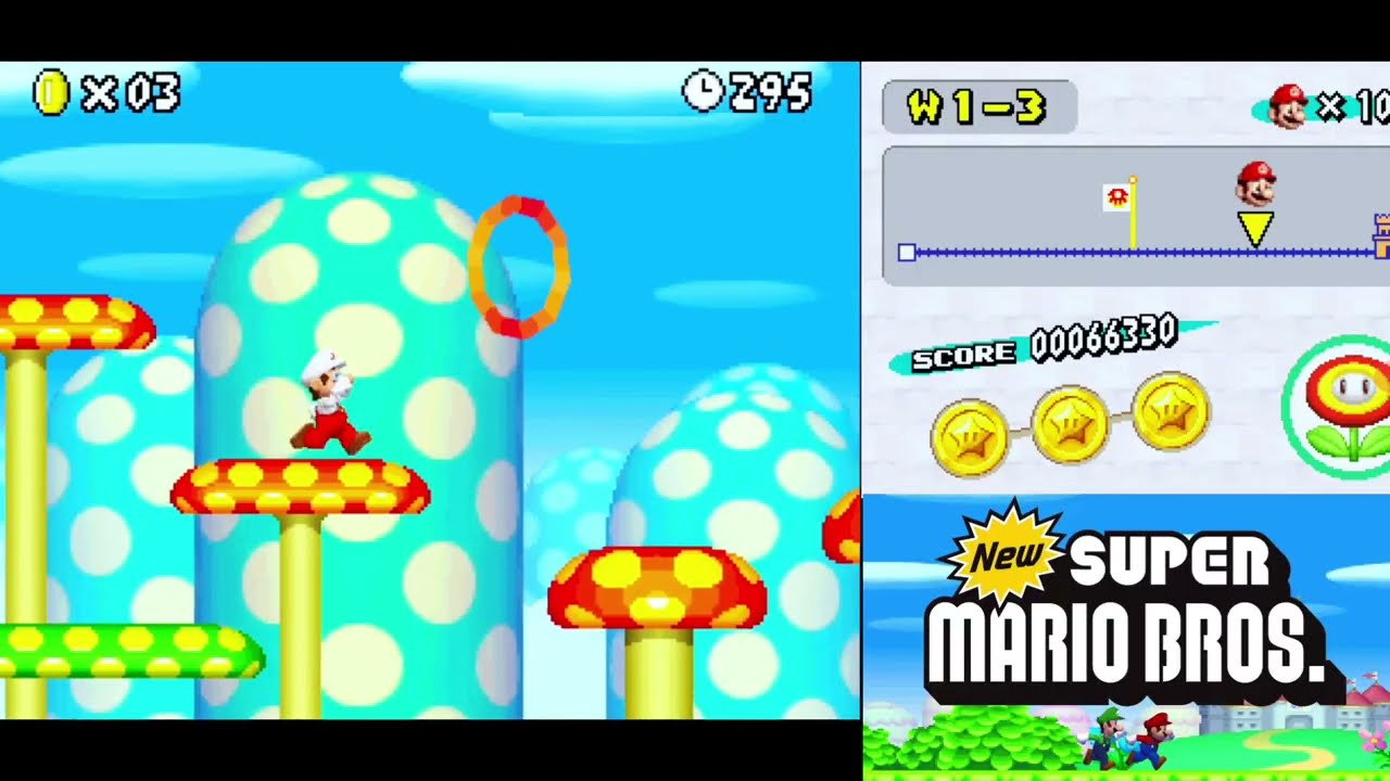 New Super Mario Bros_ Gameplay Walkthrough world 1 