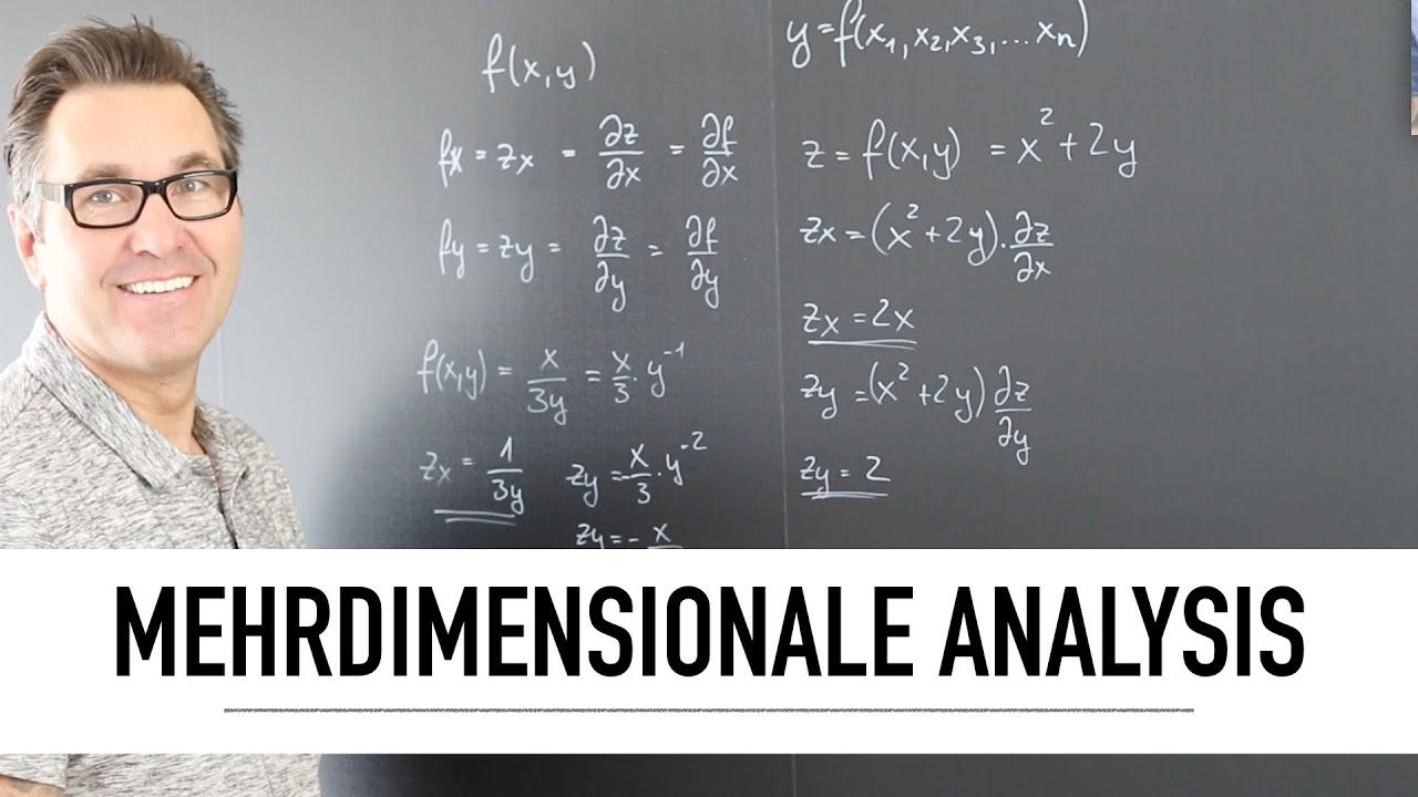 Einführung in die Mehrdimensionale Analysis | Differenzieren von Funktionen mit mehreren Variablen
