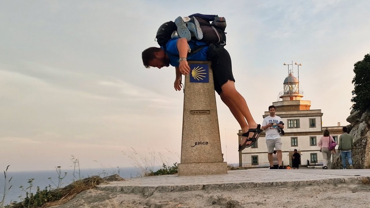 Etapa 64 de mi camino a Santiago De Compostela 😃 ❤️ ⛺️  Muxia - Fisterra 31km