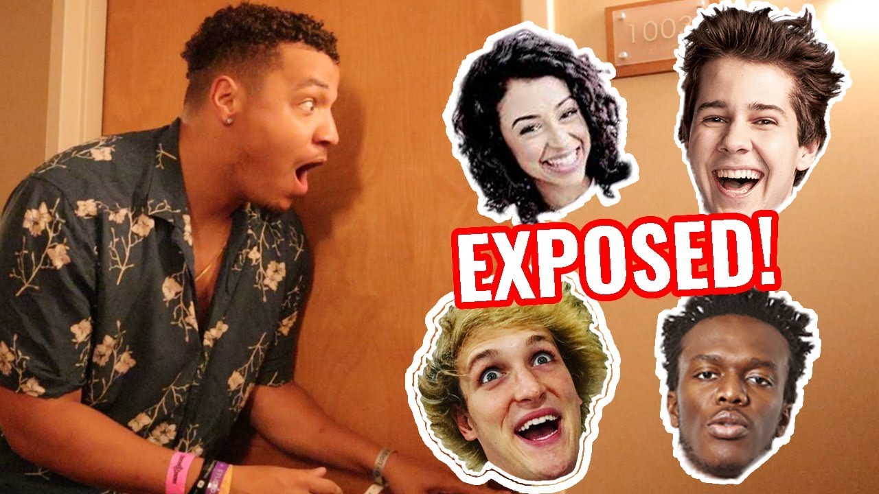 EXPOSING YOUTUBERS AT VIDCON!! (WALKED IN)
