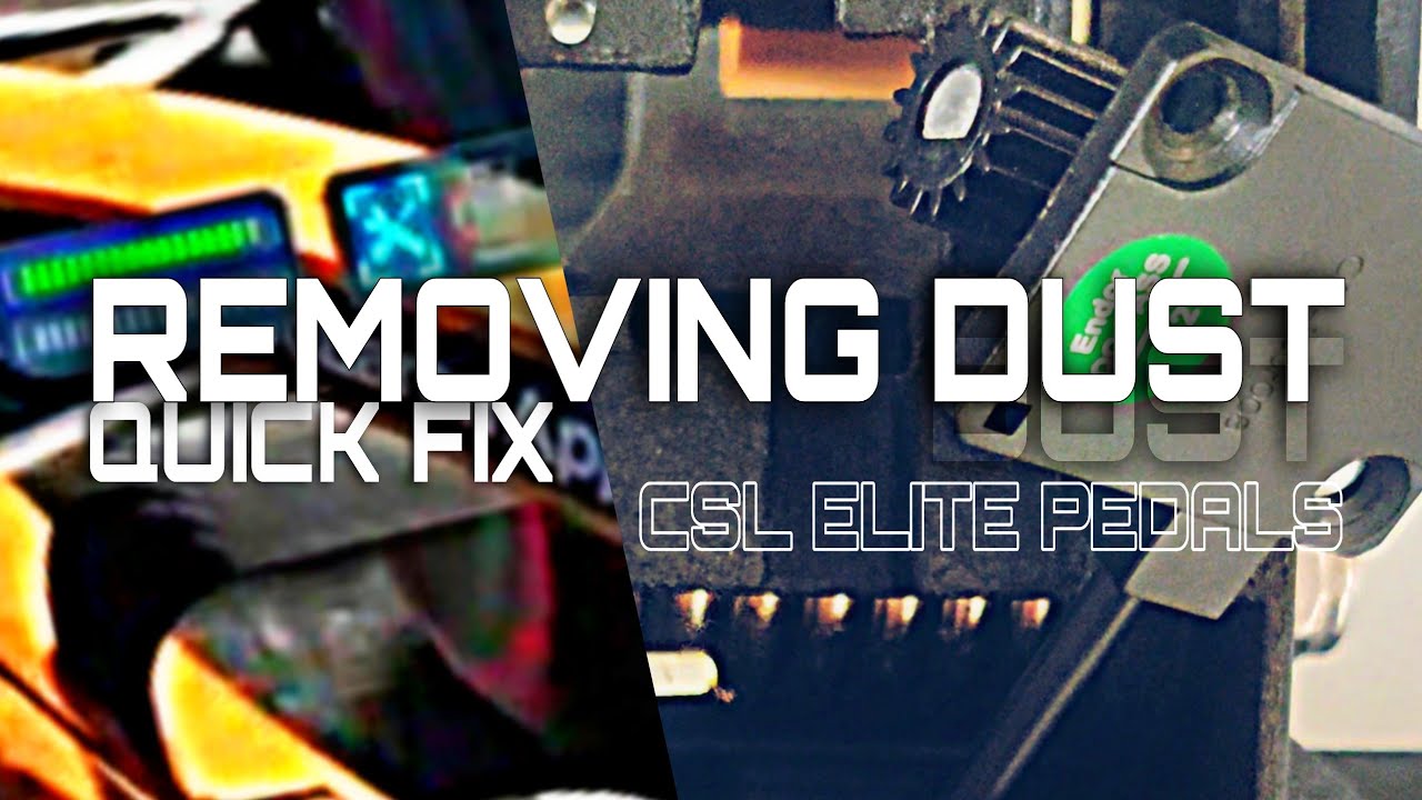 Fanatec CSL Elite Pedal Fix | Potentiometer Problem | Dust removing from the CSL Elite Pedal | #f1