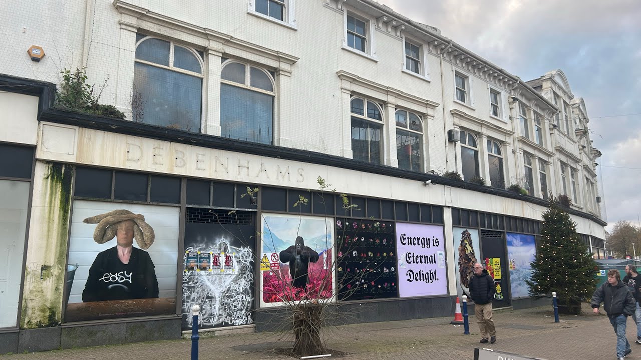 Exploring an Abandoned Debenhams Store in Eastbourne East Sussex