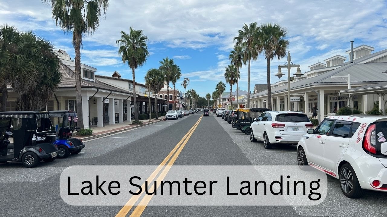 Our Full Tour of Lake Sumter Landing in The Villages, Florida | Canal Street & The Square