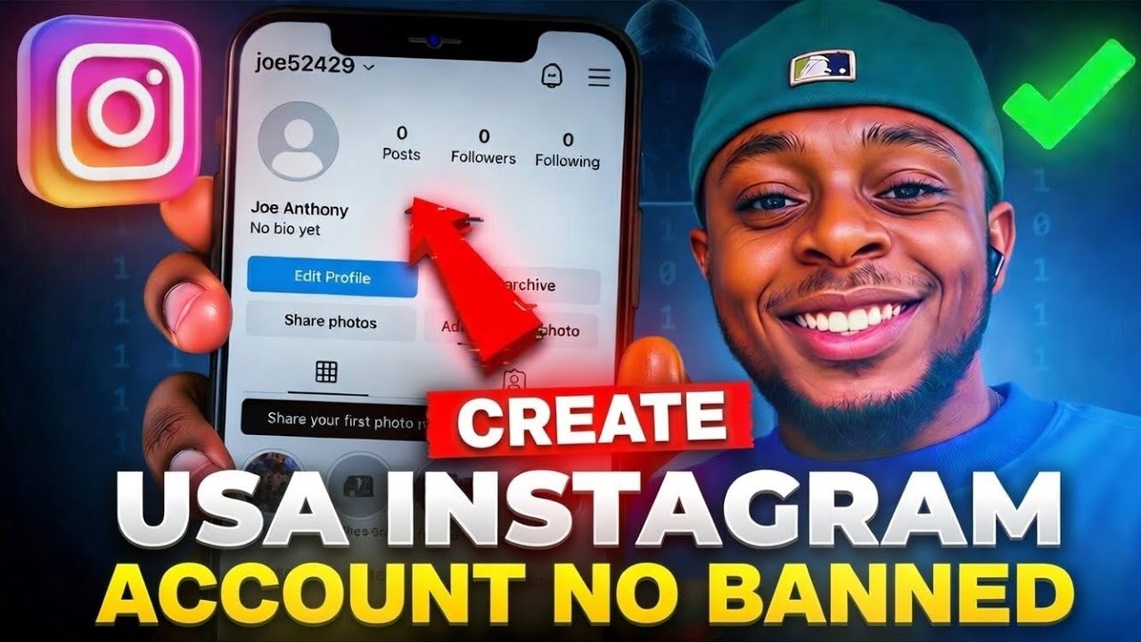 Secret Method to Create USA Instagram Account Without Getting Banned - Unlimited USA IG is Possible!